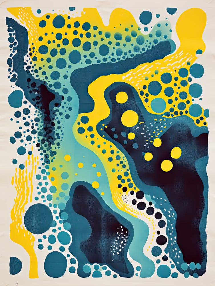 Tidal Patterns Harmonic Psychedelic Art