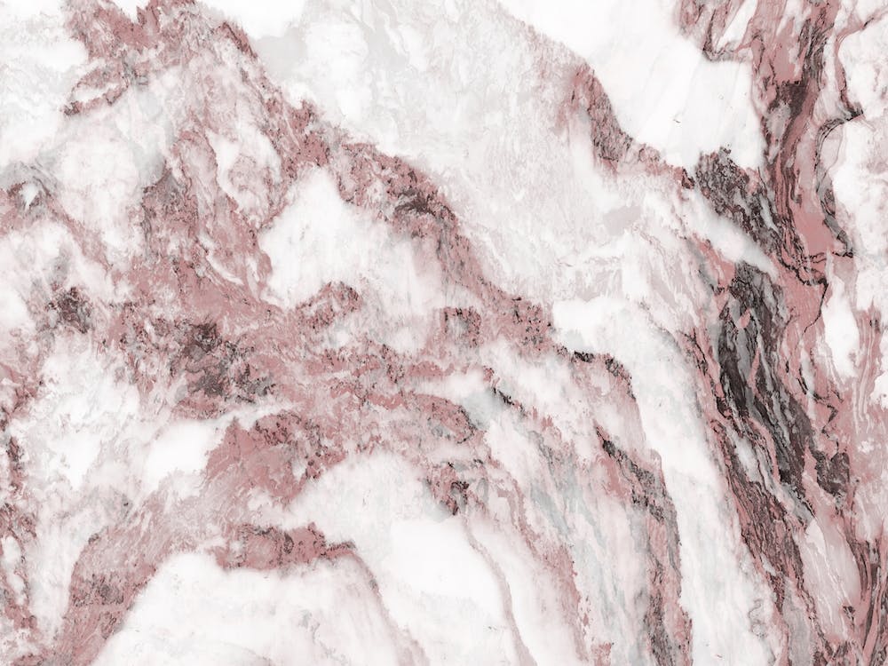 Pink and White Marble Mountain I