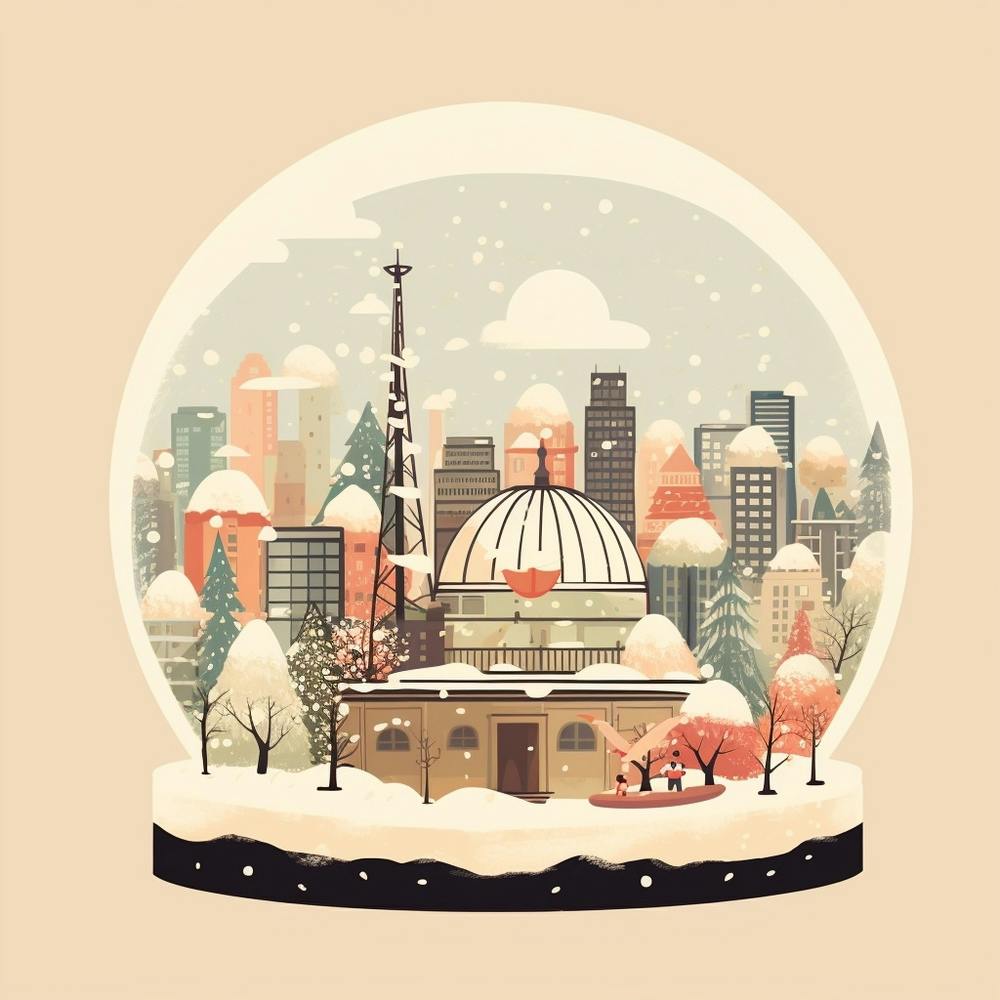 Tokyo Japan 2 Snowglobe