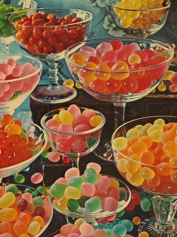 Jelly Beans Candy Sweets Pattern 3