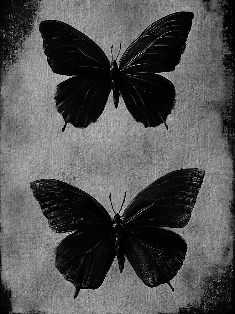 Schwarze Schmetterlinge