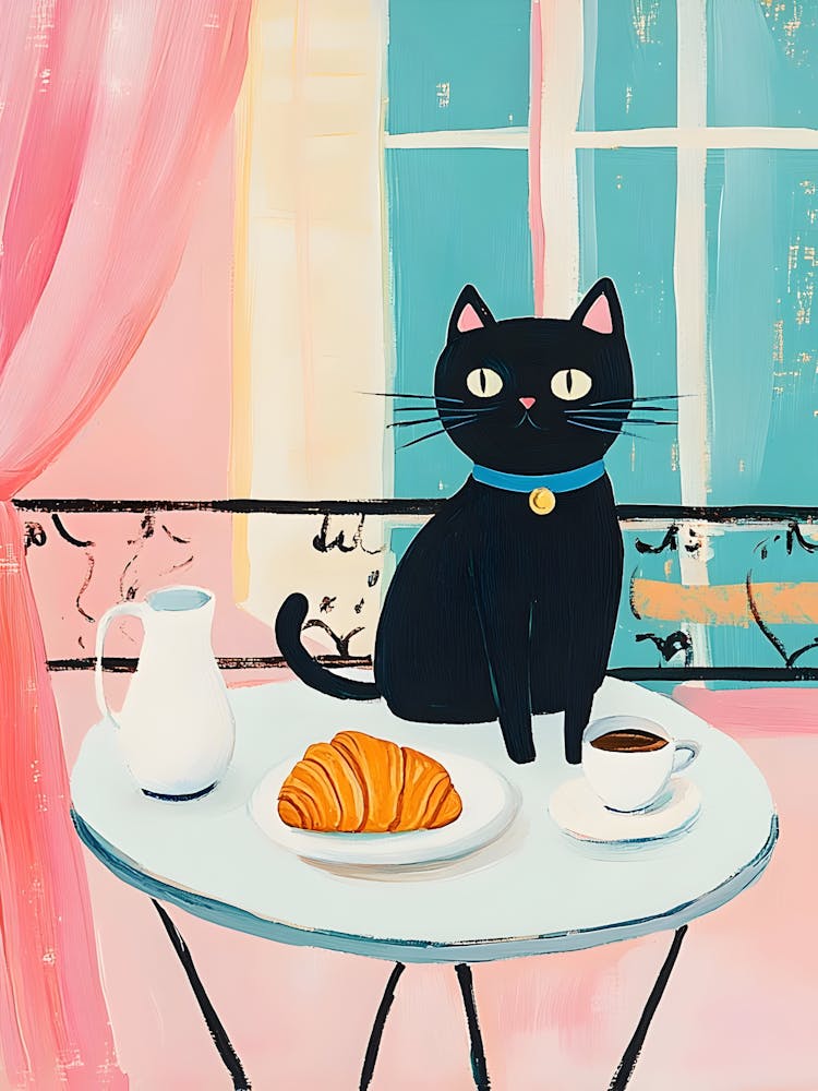 Cat On The Table