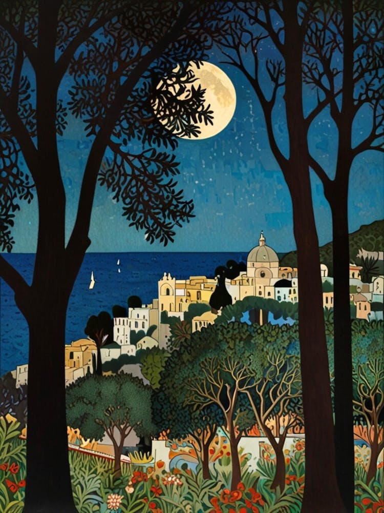 William Morris Moonlight In The Trees 4