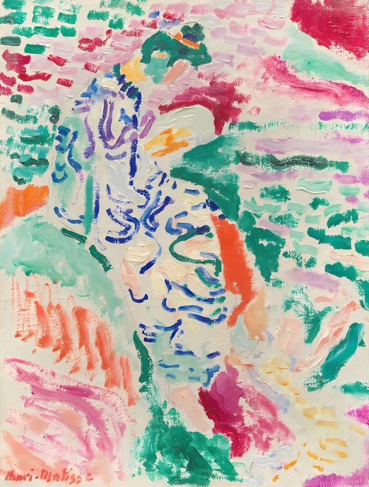 Henri Matisse - La Japonaise Woman Beside The Water, 1905