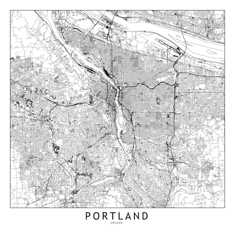 Portland Map