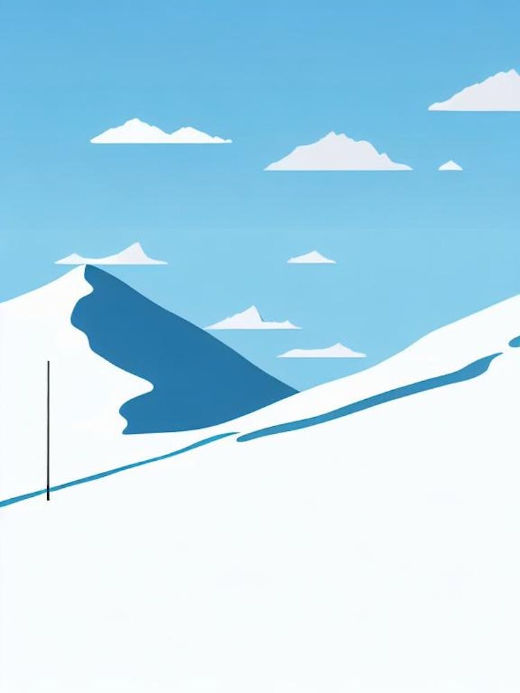 Panorama, Canada Minimal Skiing Poster