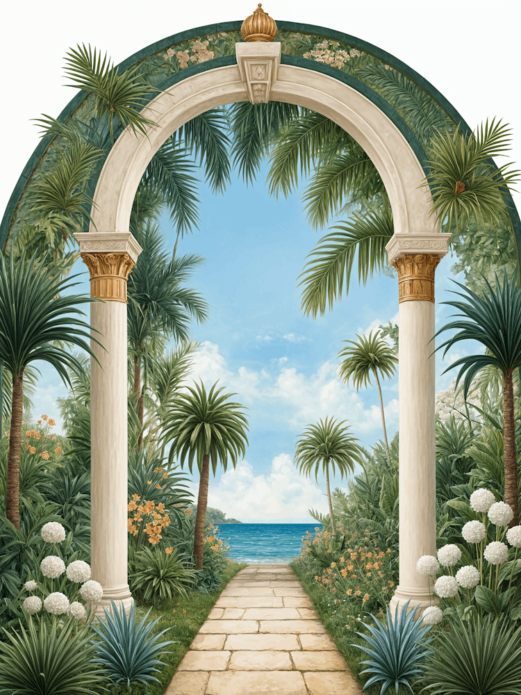 Archway To The Beach