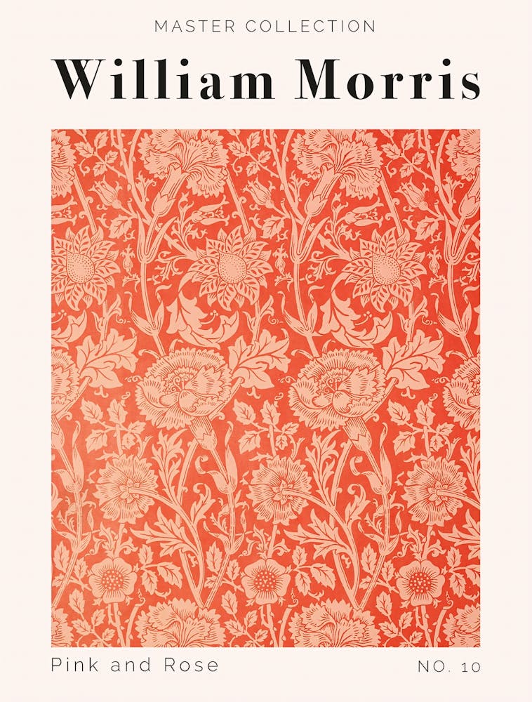 William Morris, Pink and Rose