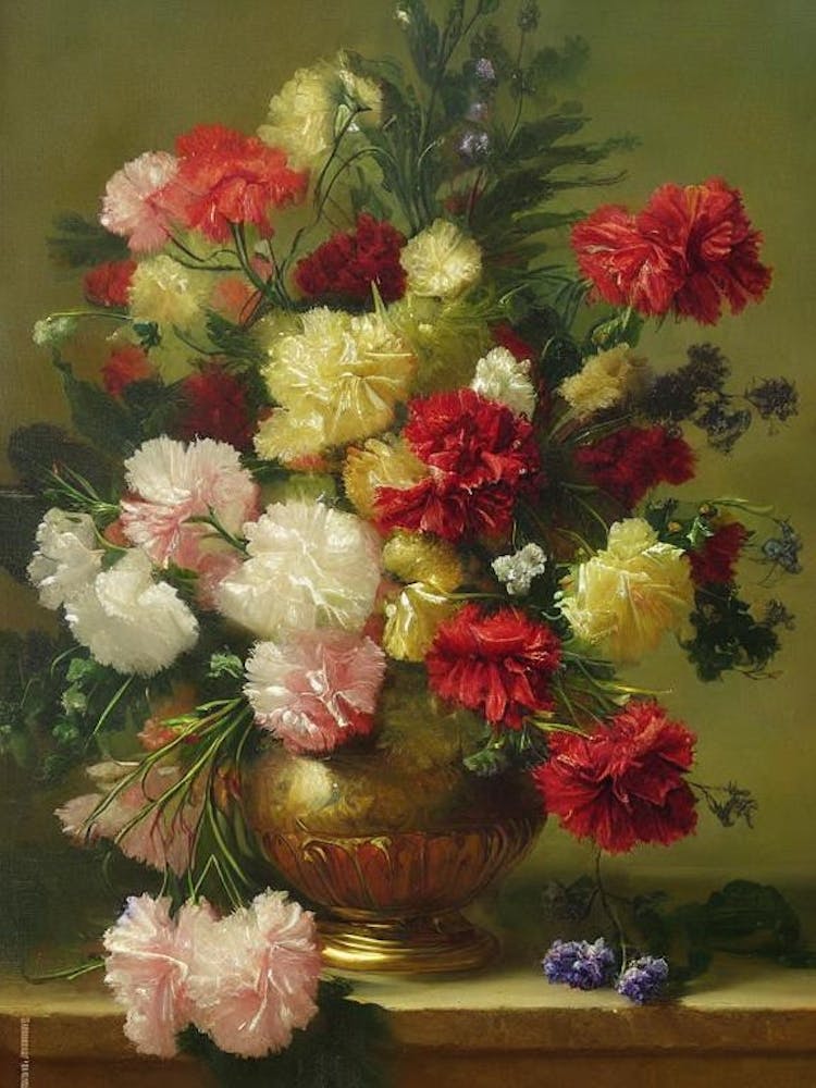 Carnations Painting 2 Flower