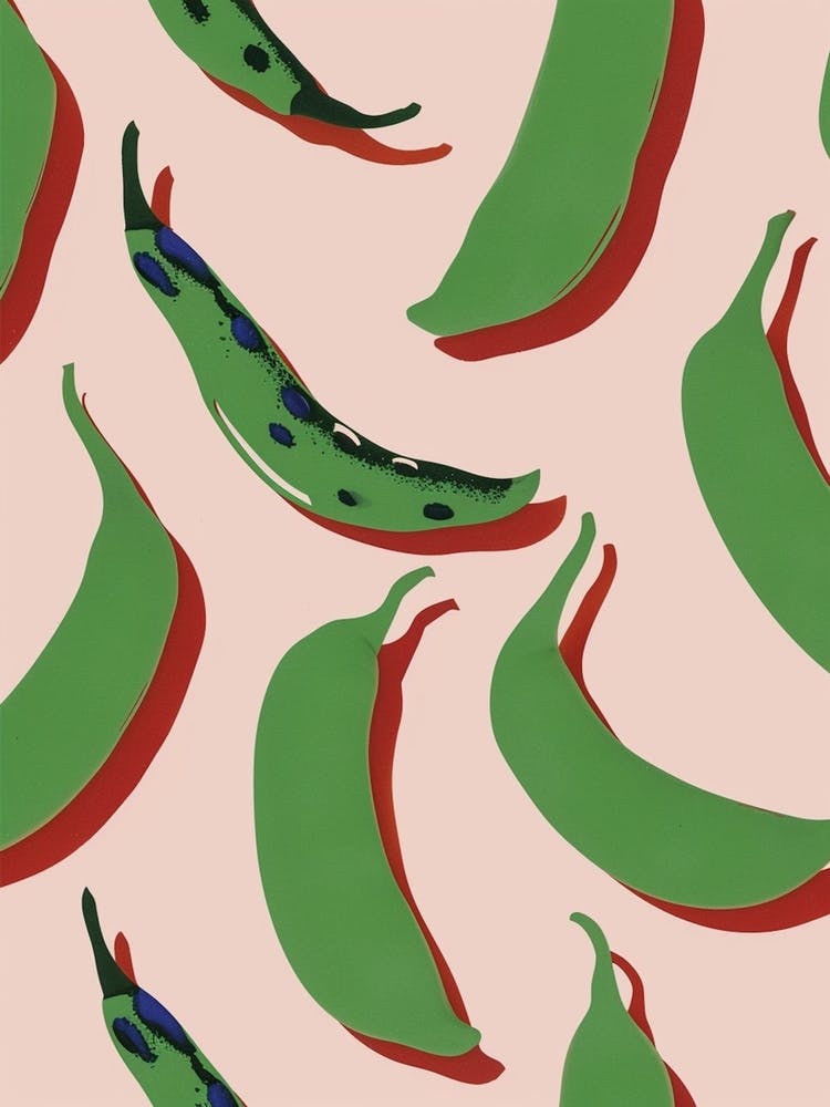 Peas In A Pod Abstract Pattern 2