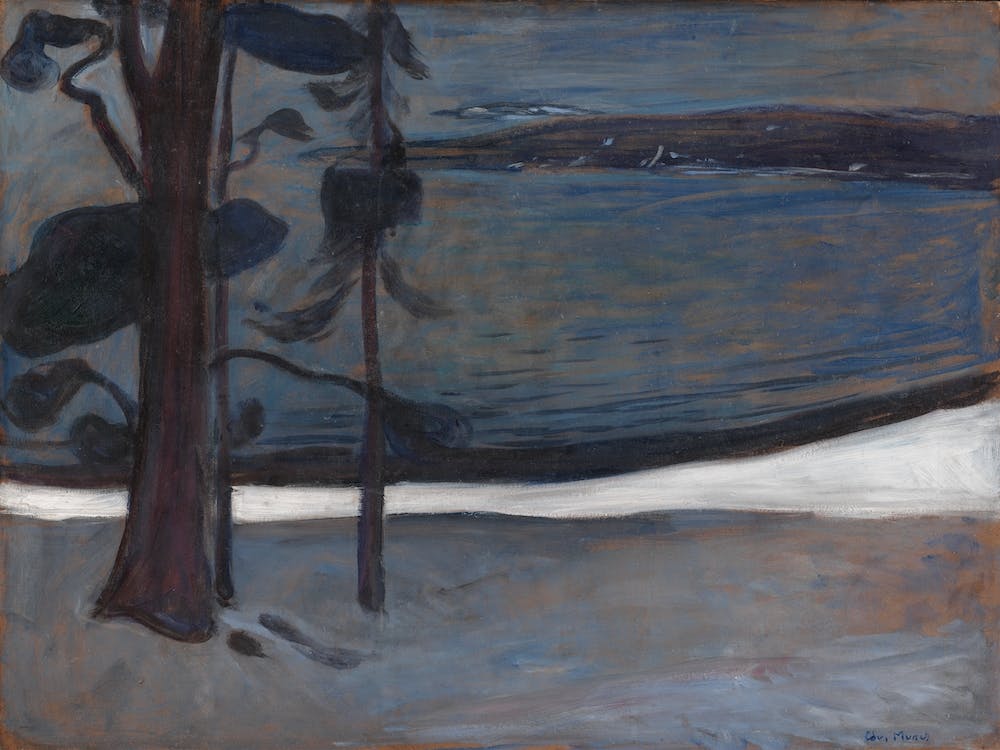 Winter At Nordstrand, Edvard Munch