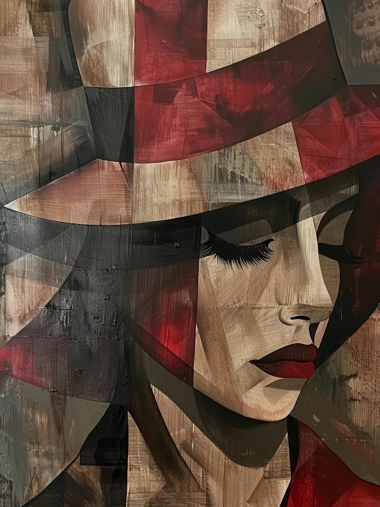 Woman In Red Hat 5