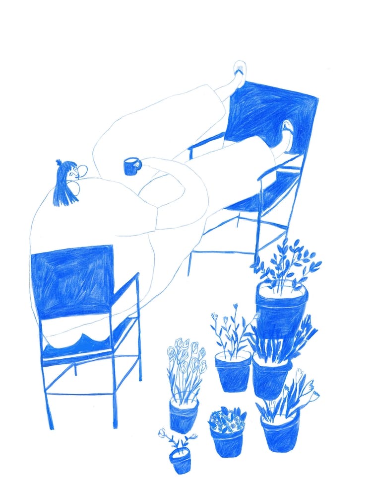 The Girl On The Balcony 