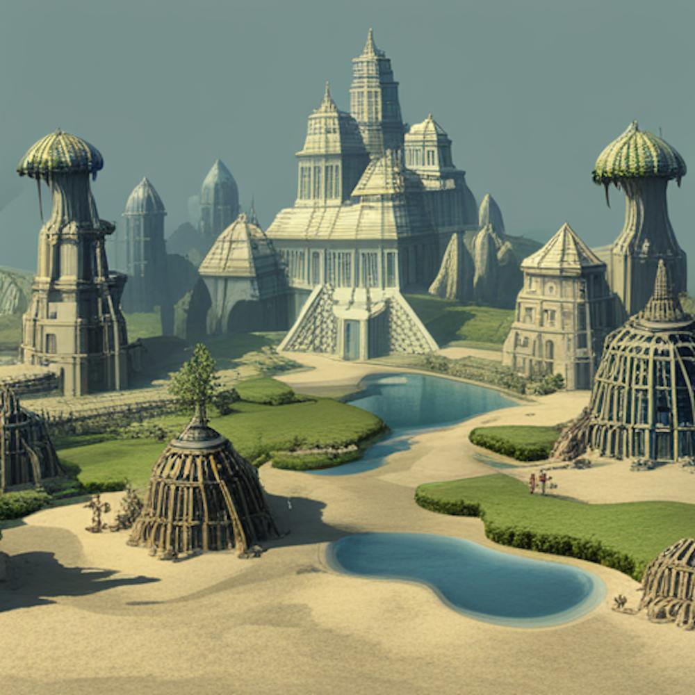 3631207549  Very Big Fantasy World With Wildlife And Civilisa Xl