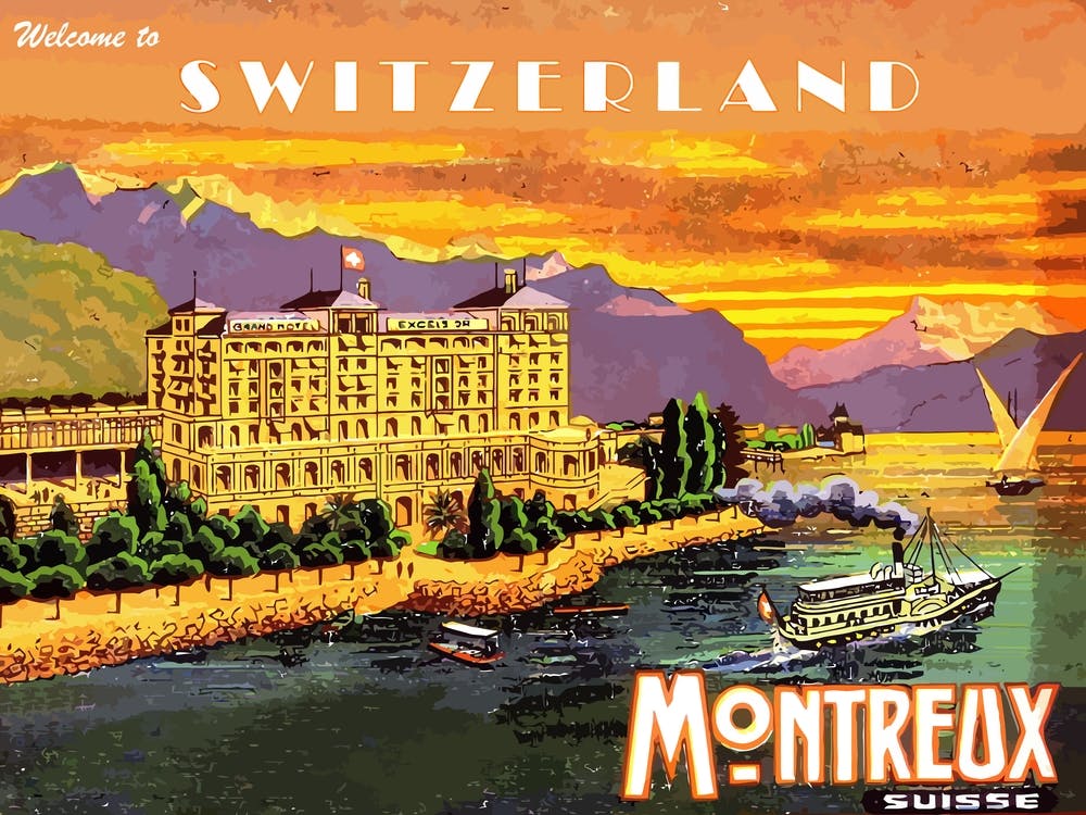 Montreux City, Switzerland