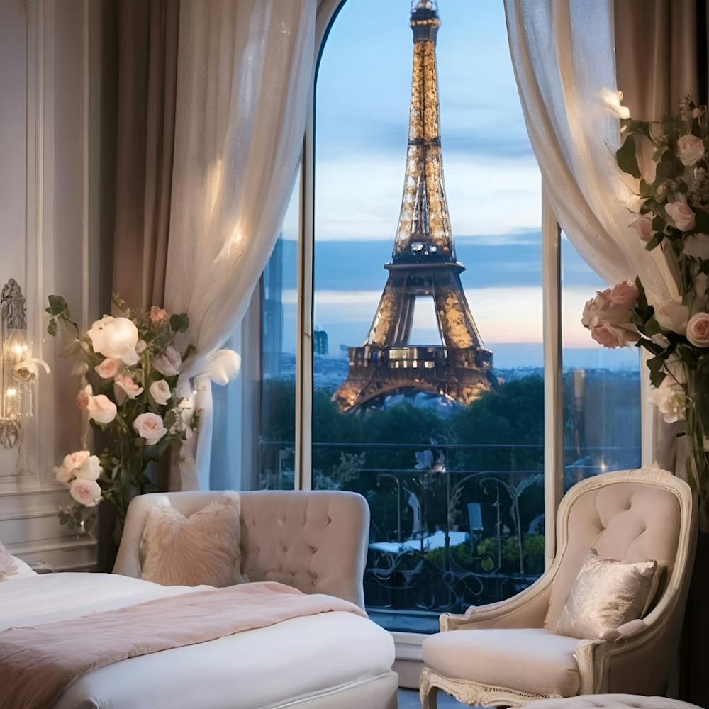 Eiffel Tower Bedroom