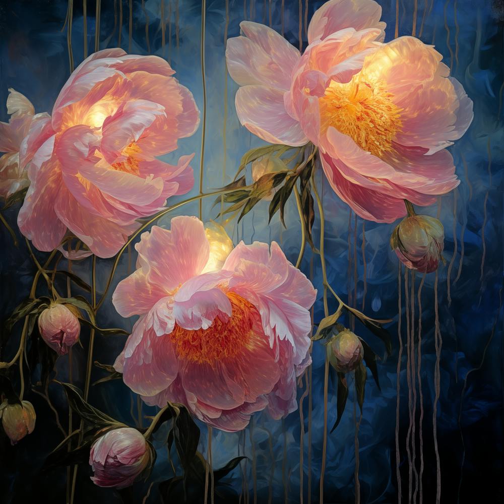 Peonies Aglow 02