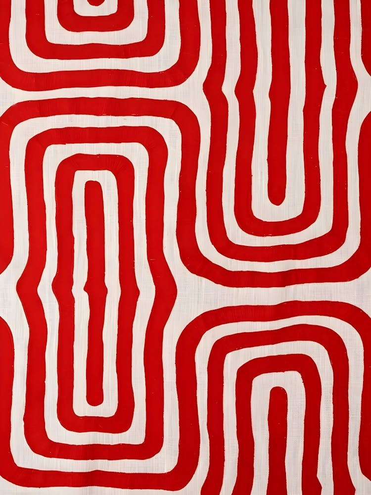 Abstrait rouge et blanc