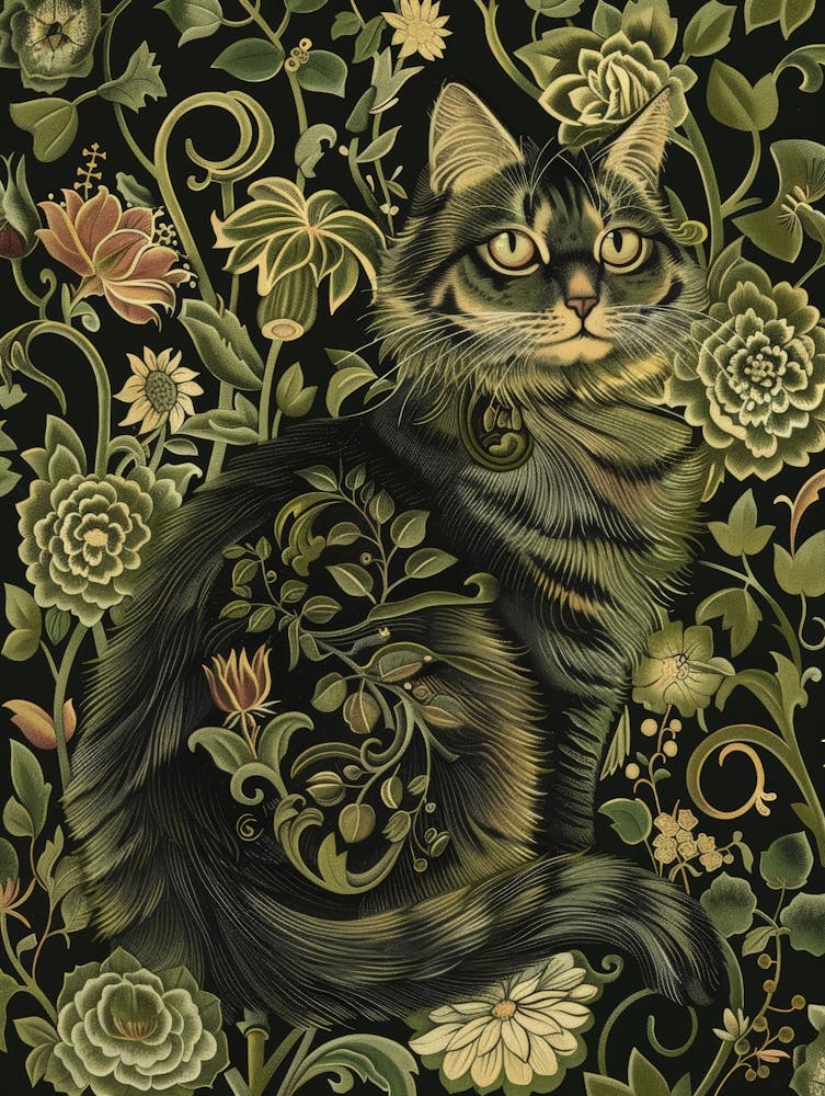 Cat In The Garden 8