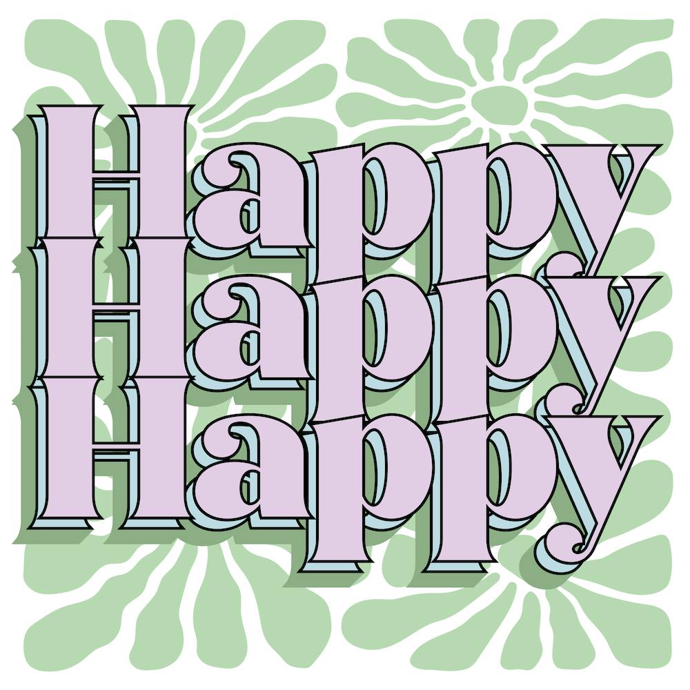 Retro Happy Positivity