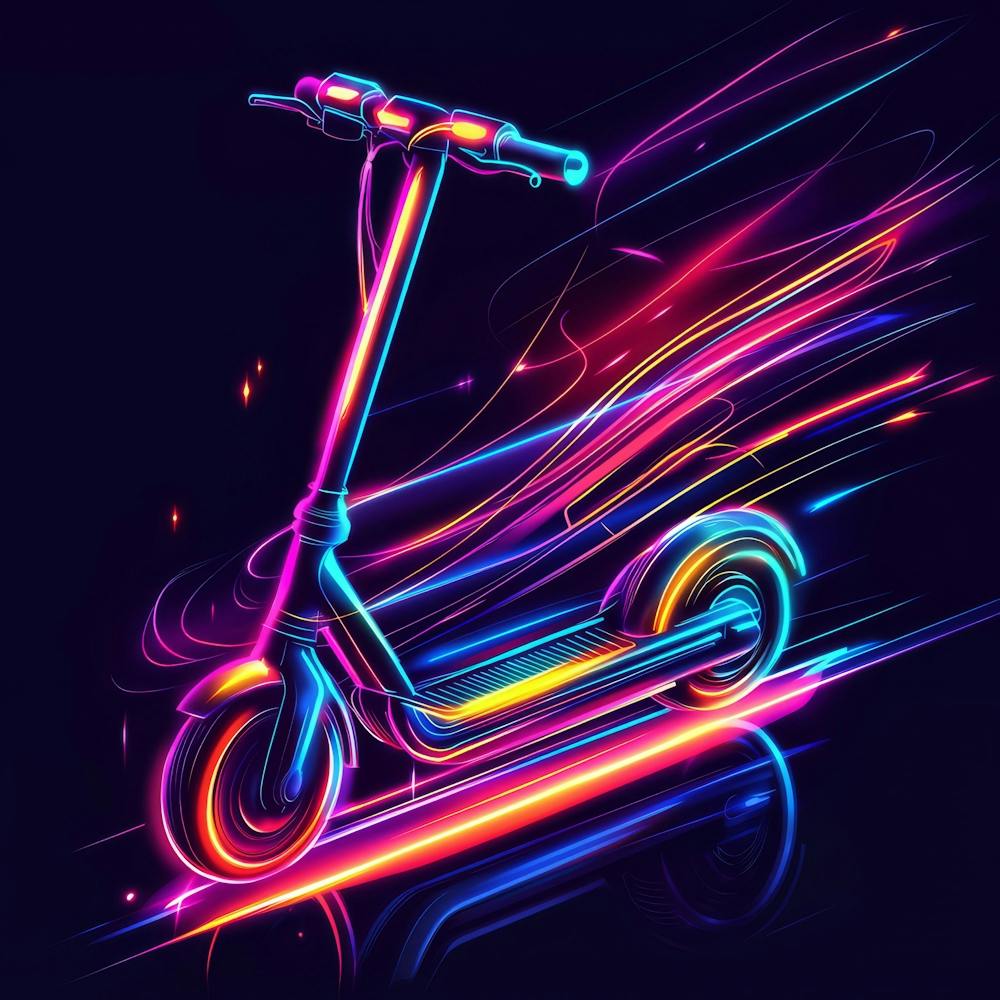 Neon Scooter 5