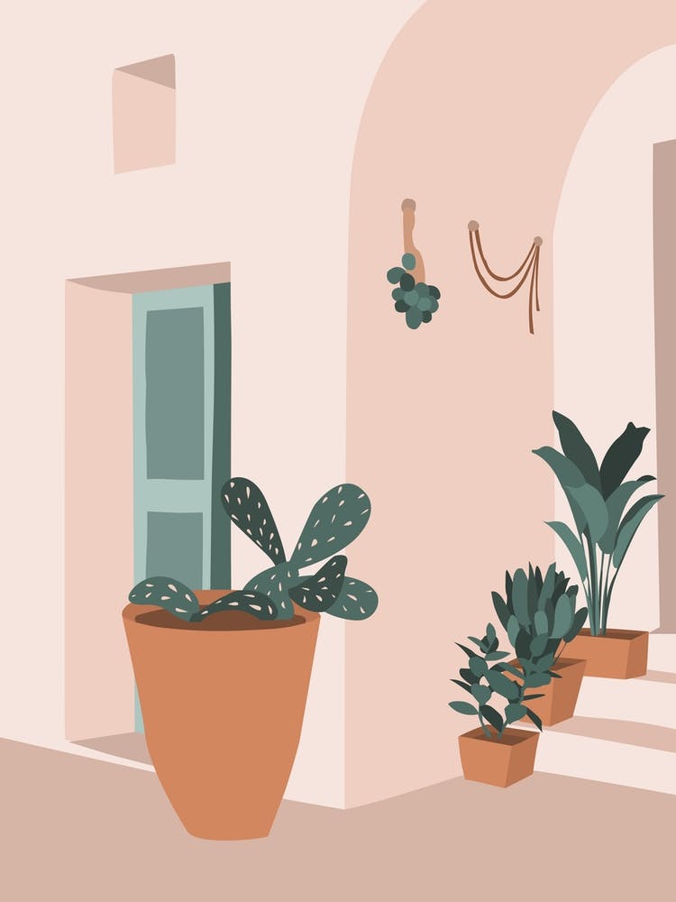 Summer Doorway In Greece