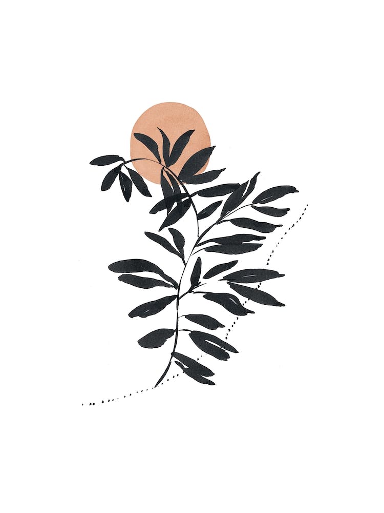 Ink Plant Leaves