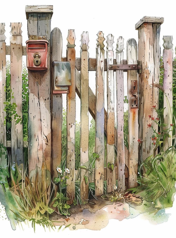 Vieille Clôture en Bois