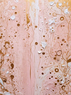 Gold And Pink Marble Liquid Marble no3