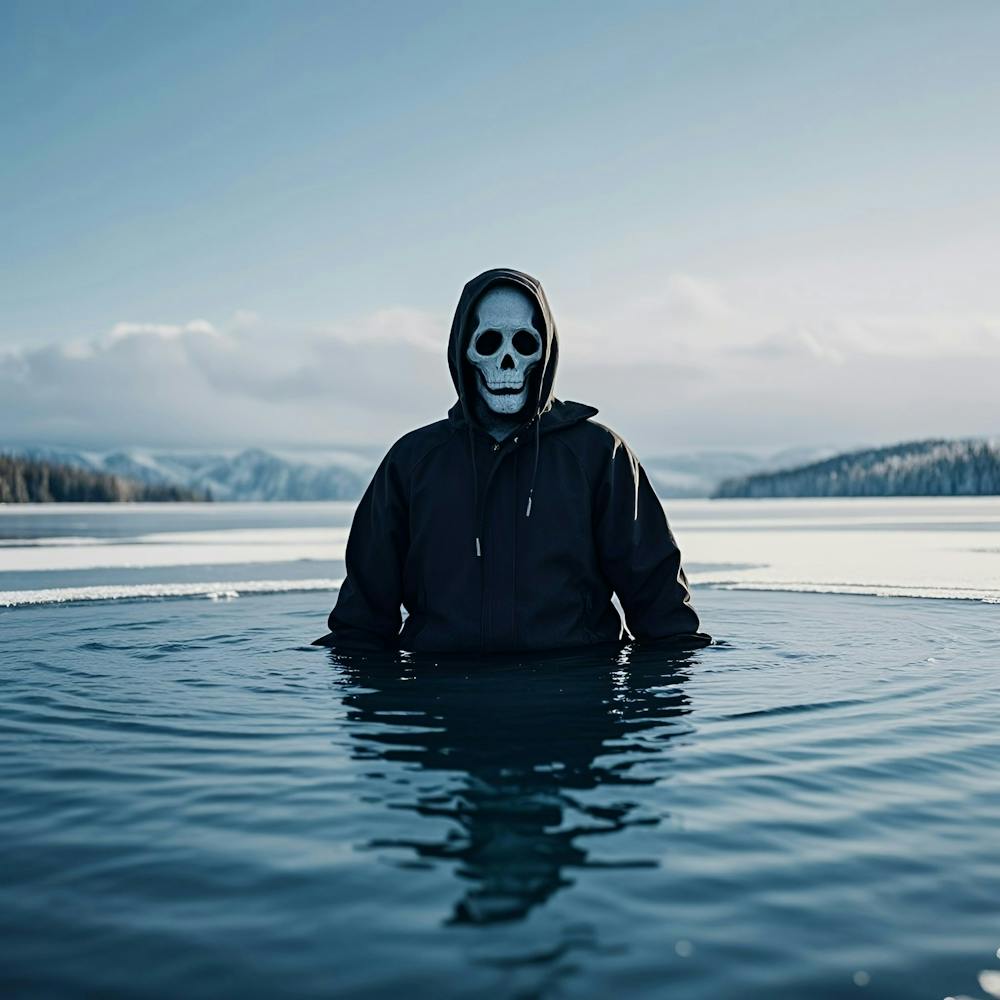 Skeleton In Water