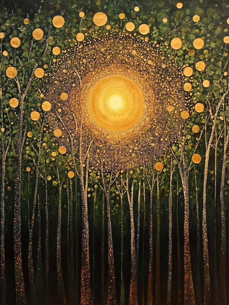 Sonne im Wald