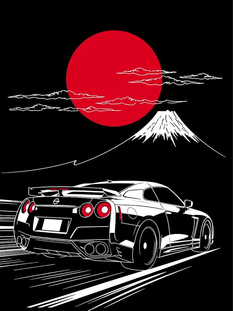 Nissan Japanese Mount Fuji