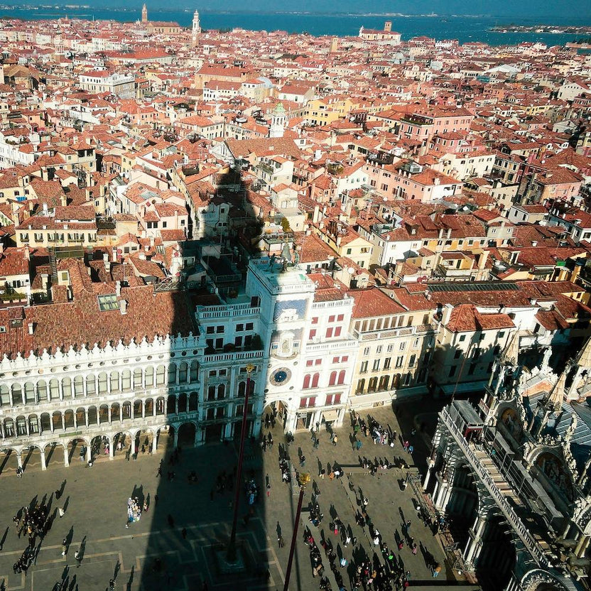 Venice And The Tower Shadow Square