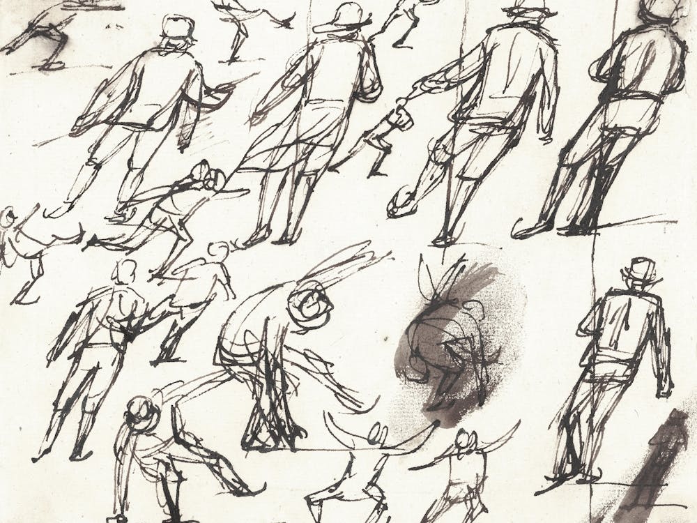 Vintage Winter Skaters