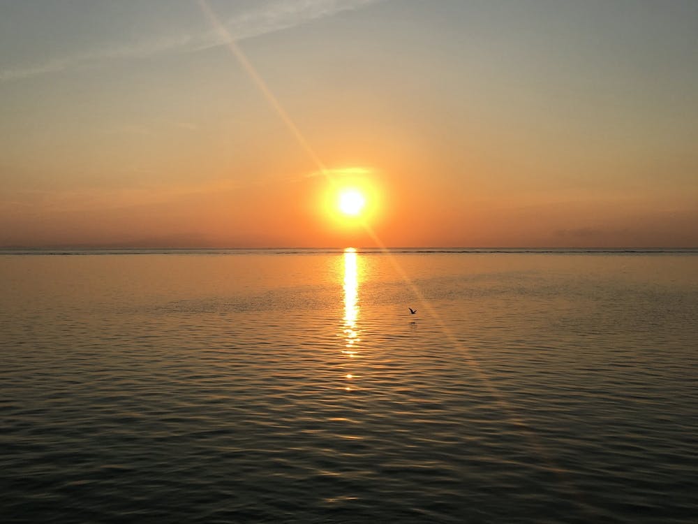 Sunset in Bali, Indonesia (horizontal)