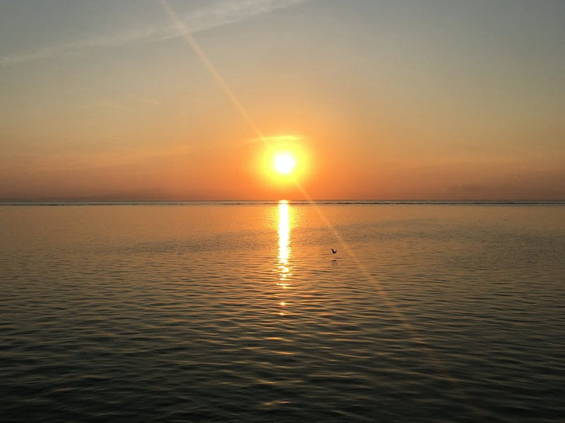 Sunset in Bali, Indonesia (horizontal)