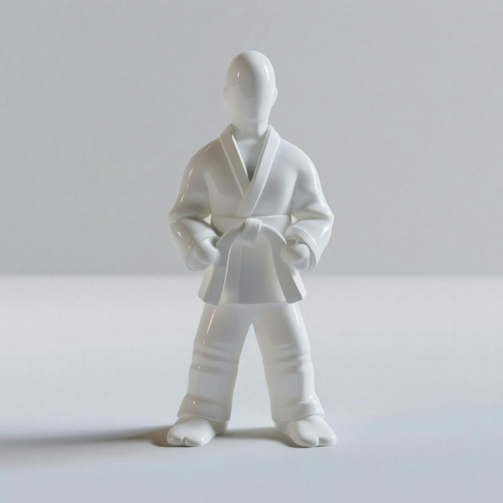 Karate Figurine