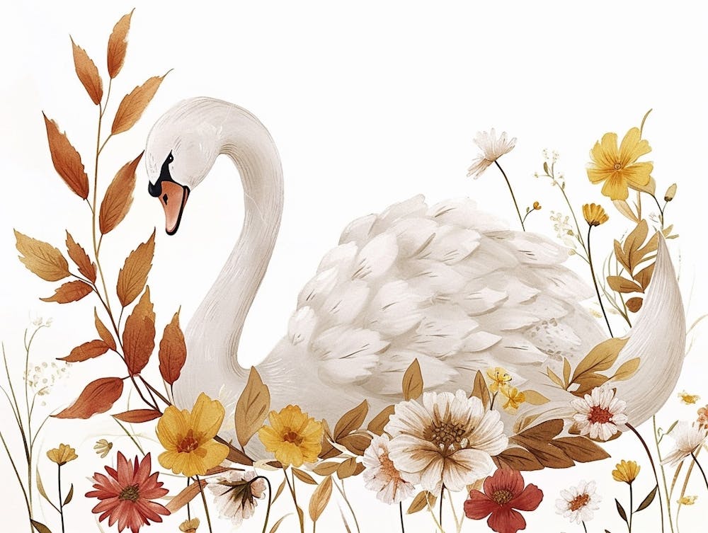 Little Floral Swan 4