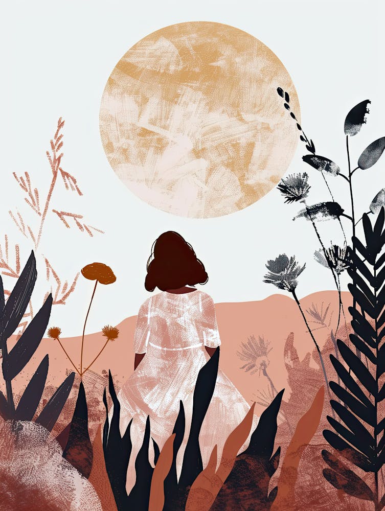 Woman In The Field, Minimalism