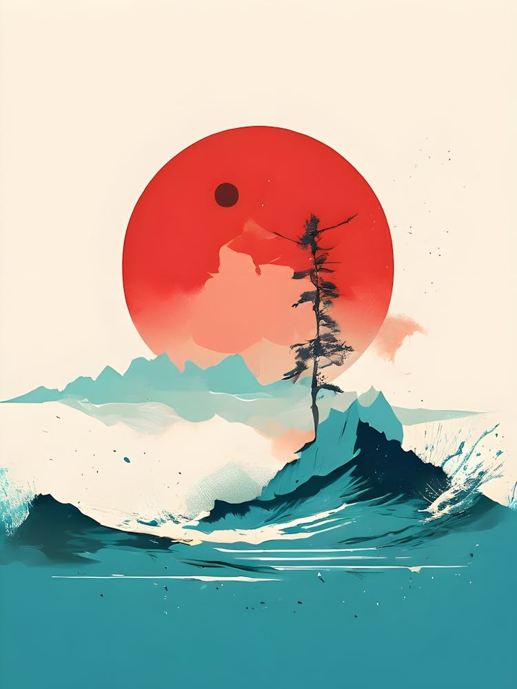 Sunset Over The Ocean 20