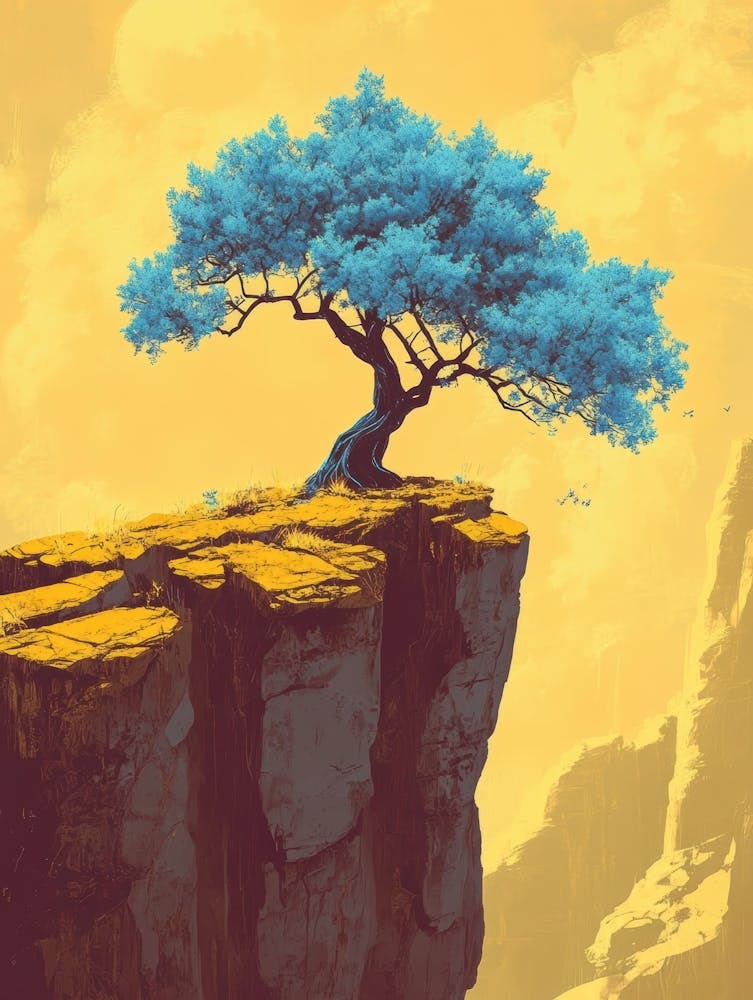 Tree On The Cliff 1