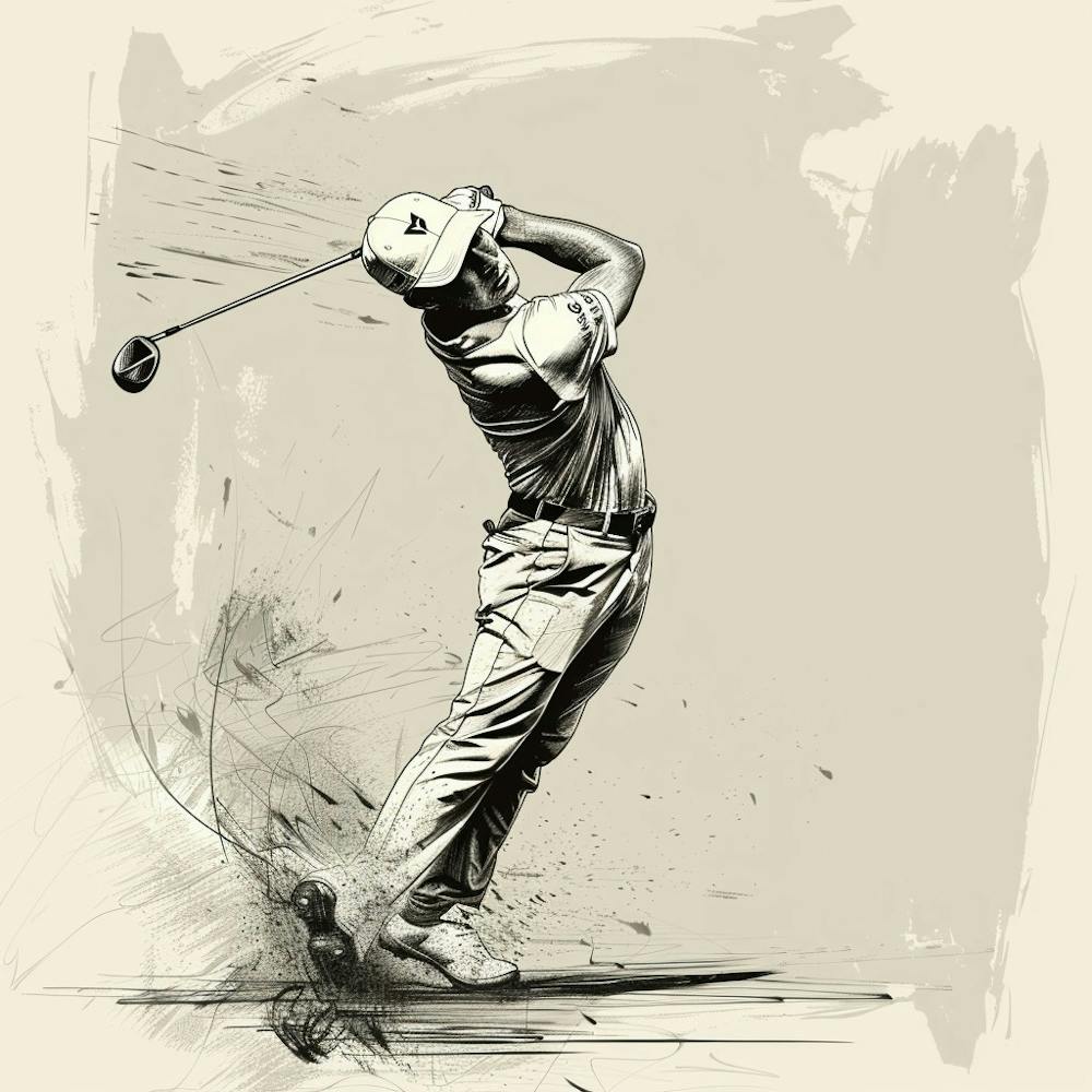 Golfer Swinging 4