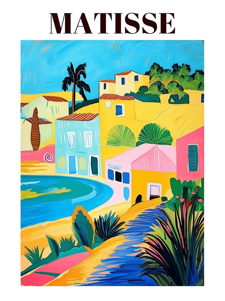 Matisse Landscape Colorful