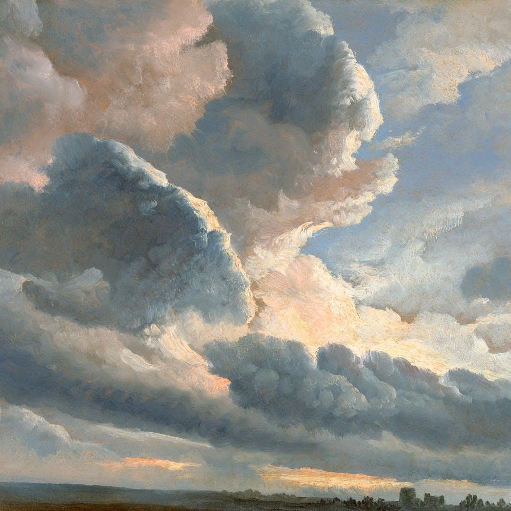 'Clouds Over A Field'