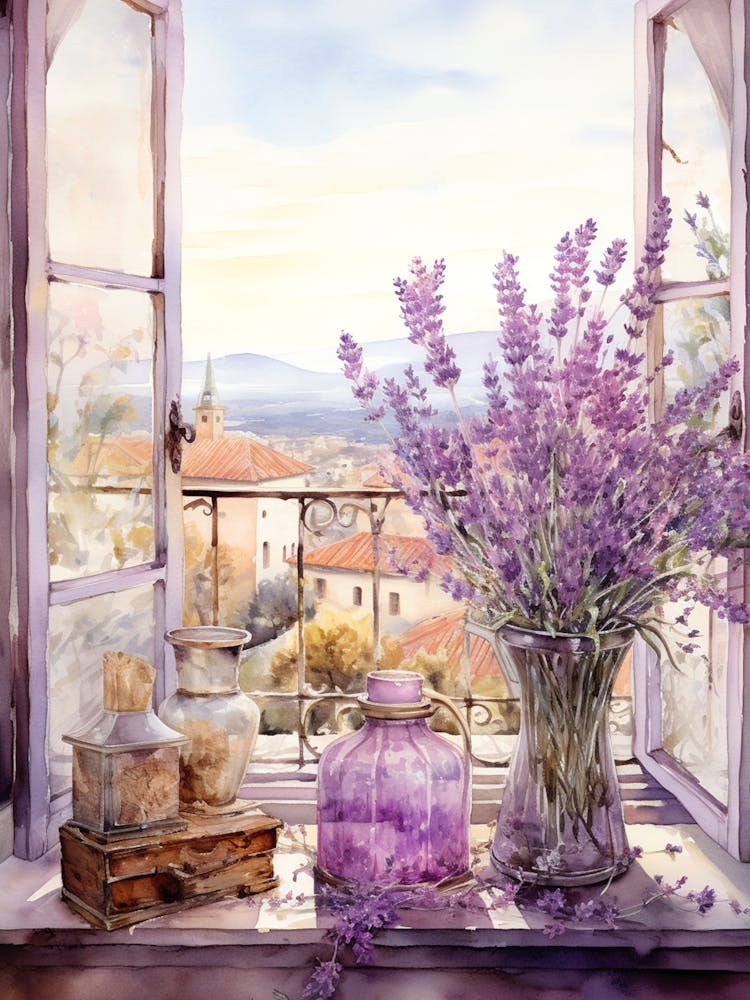 Lavender In The Window