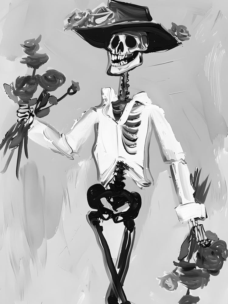 Day Of The Dead Skeleton 1