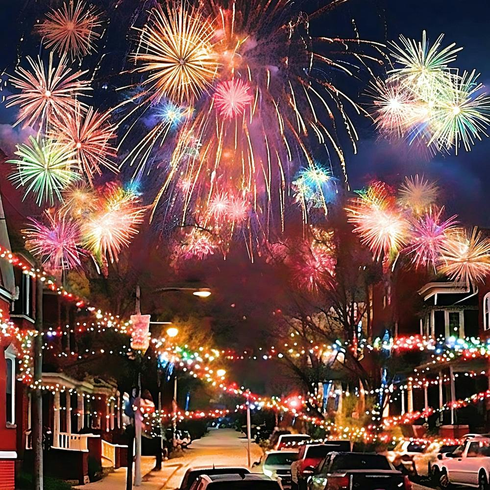 Christmas Lights In Delphia