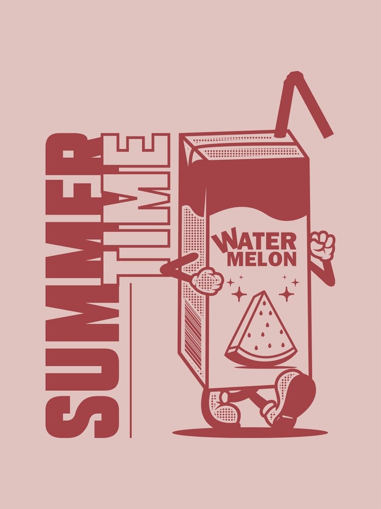 Retro Poster Funky Wall Art Retro Wall Decor Groovy Poster Trendy Summer Time Print Vintage Art Retro Art