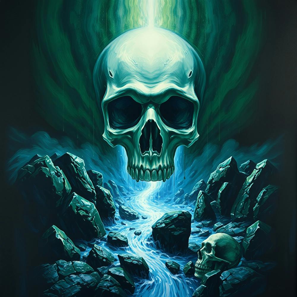 Skull In The Water 1