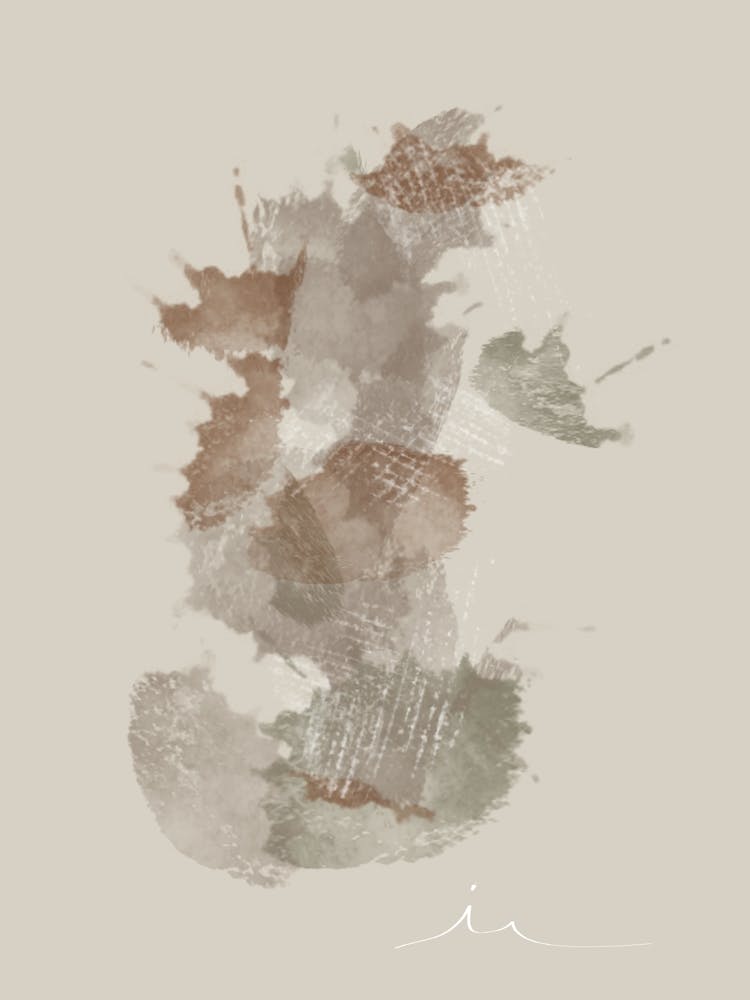 Abstract Painting Vintage Style